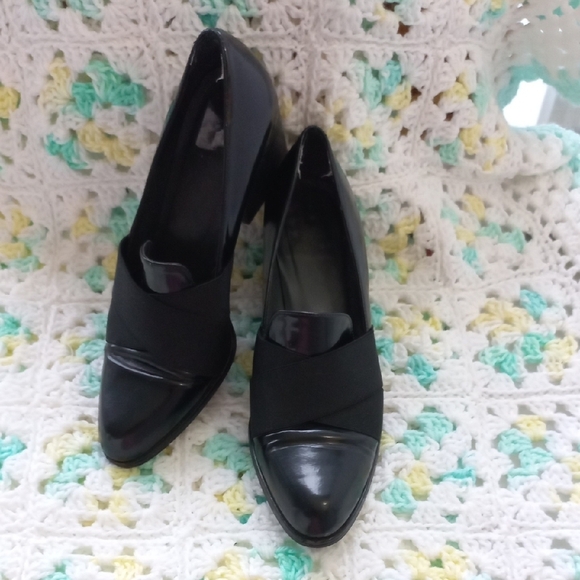 Stuart Weitzman Women's Zoliver Black Block Heeled Loafers Size 6 M US - Picture 2 of 14